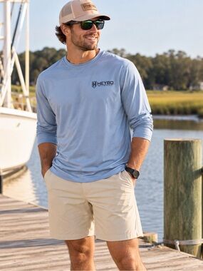 Heybo Outdoors Augusta Shorts XXL Stone Khaki Performance Golf NWT